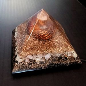 Piramide orgonite Rodin coil