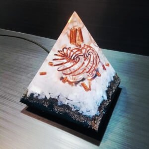 Piramide orgonite nubiana rodin coil